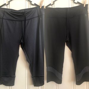 Sz L Danskin Cropped/Fitted/Black Women’s Workout